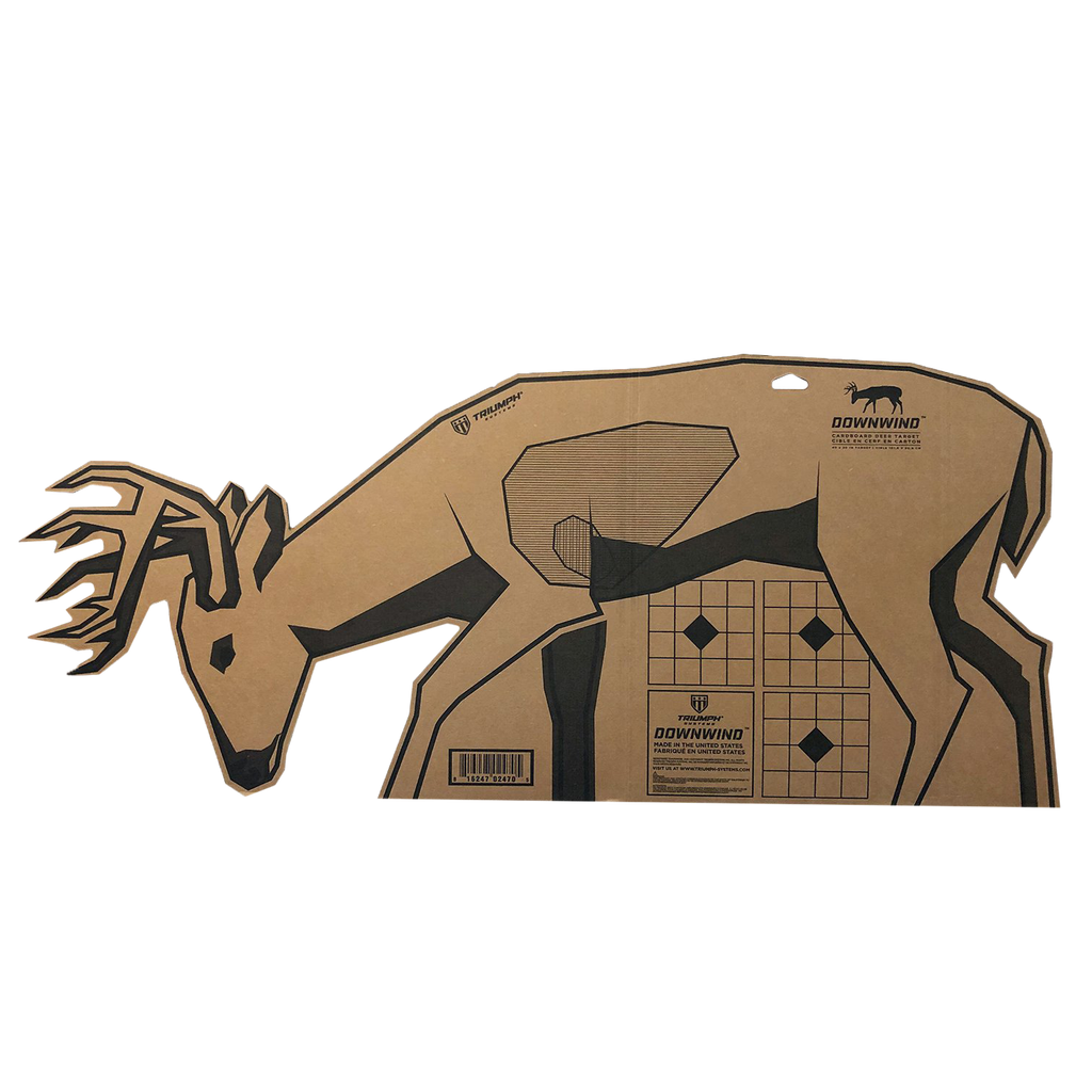 Cardboard deer targets