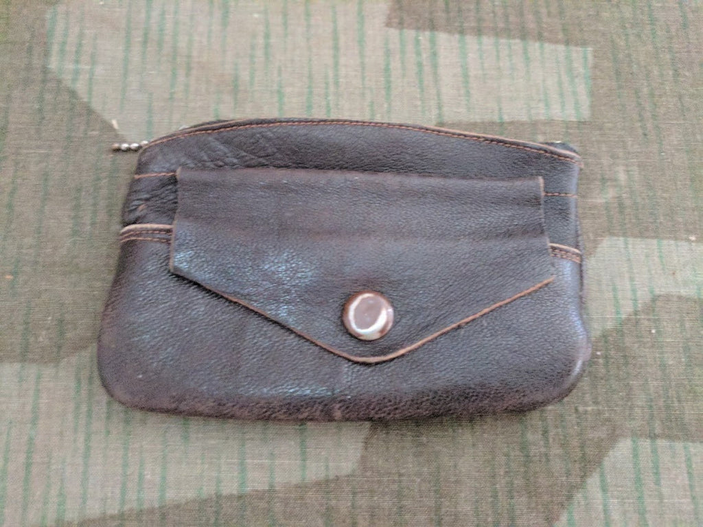 Small Leather Zip Coin Purse – War&#39;s End Shop Germany