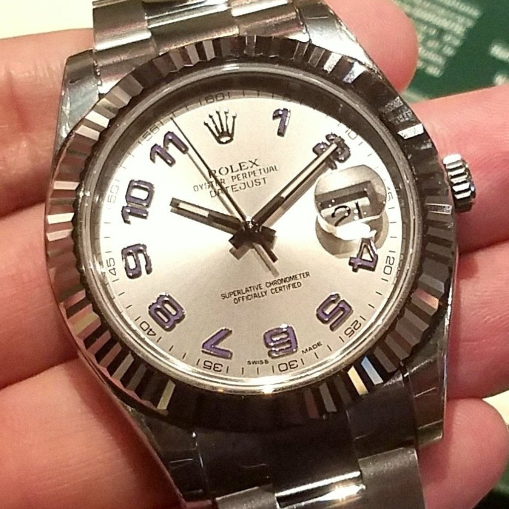 datejust 2 silver dial
