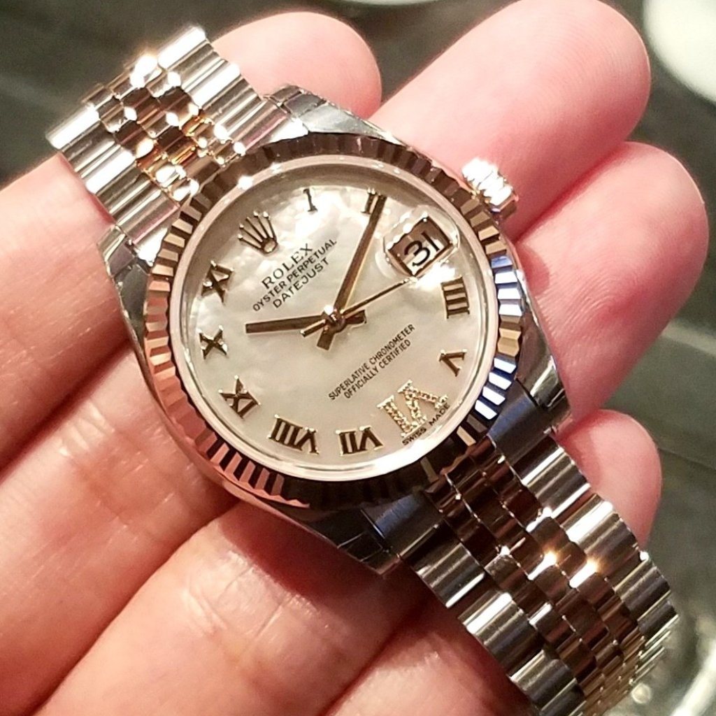 rolex oyster pearl datejust