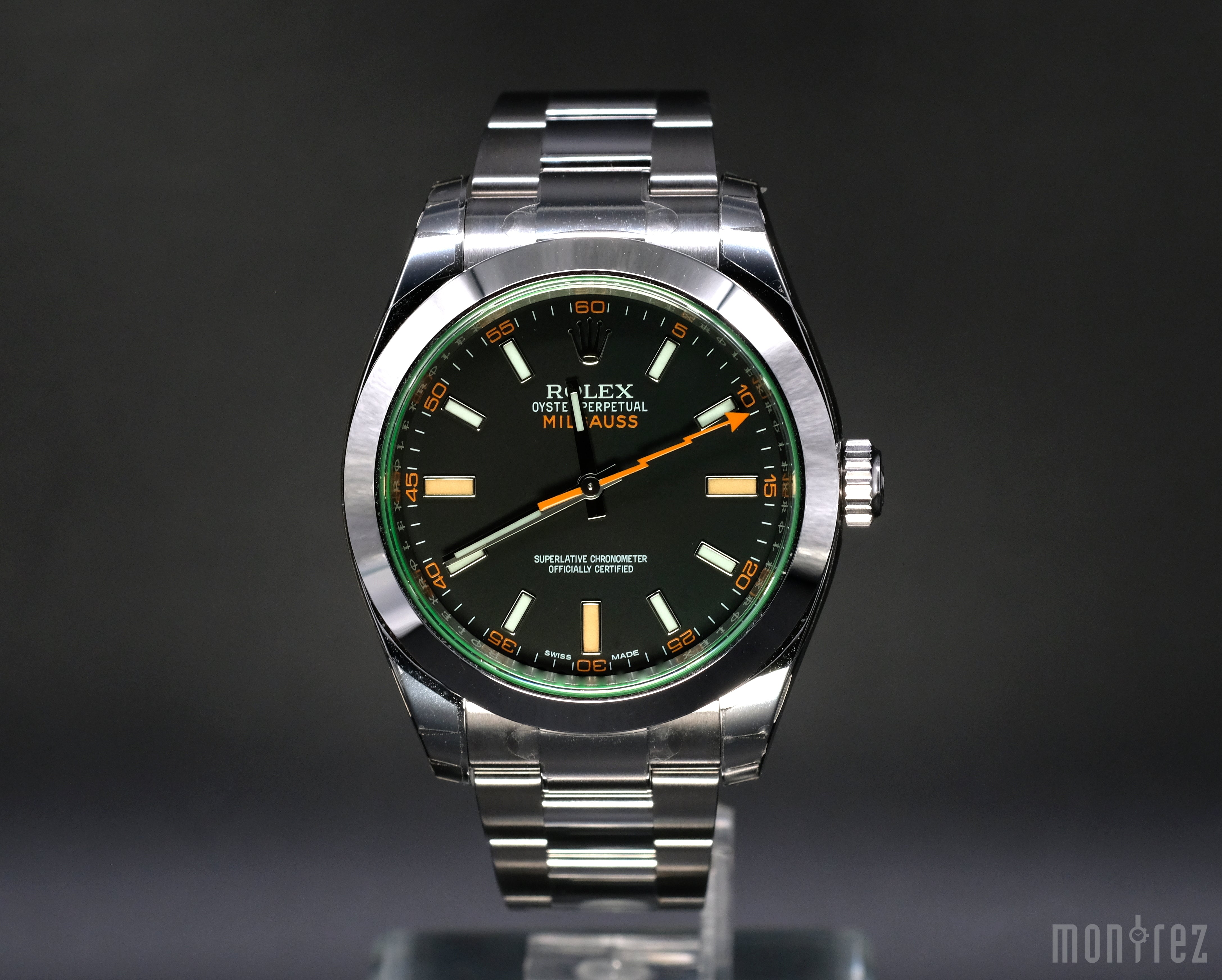 [Pre-Owned Watch] Rolex Milgauss 40mm 116400GV Black Dial (888) – MONTREZ