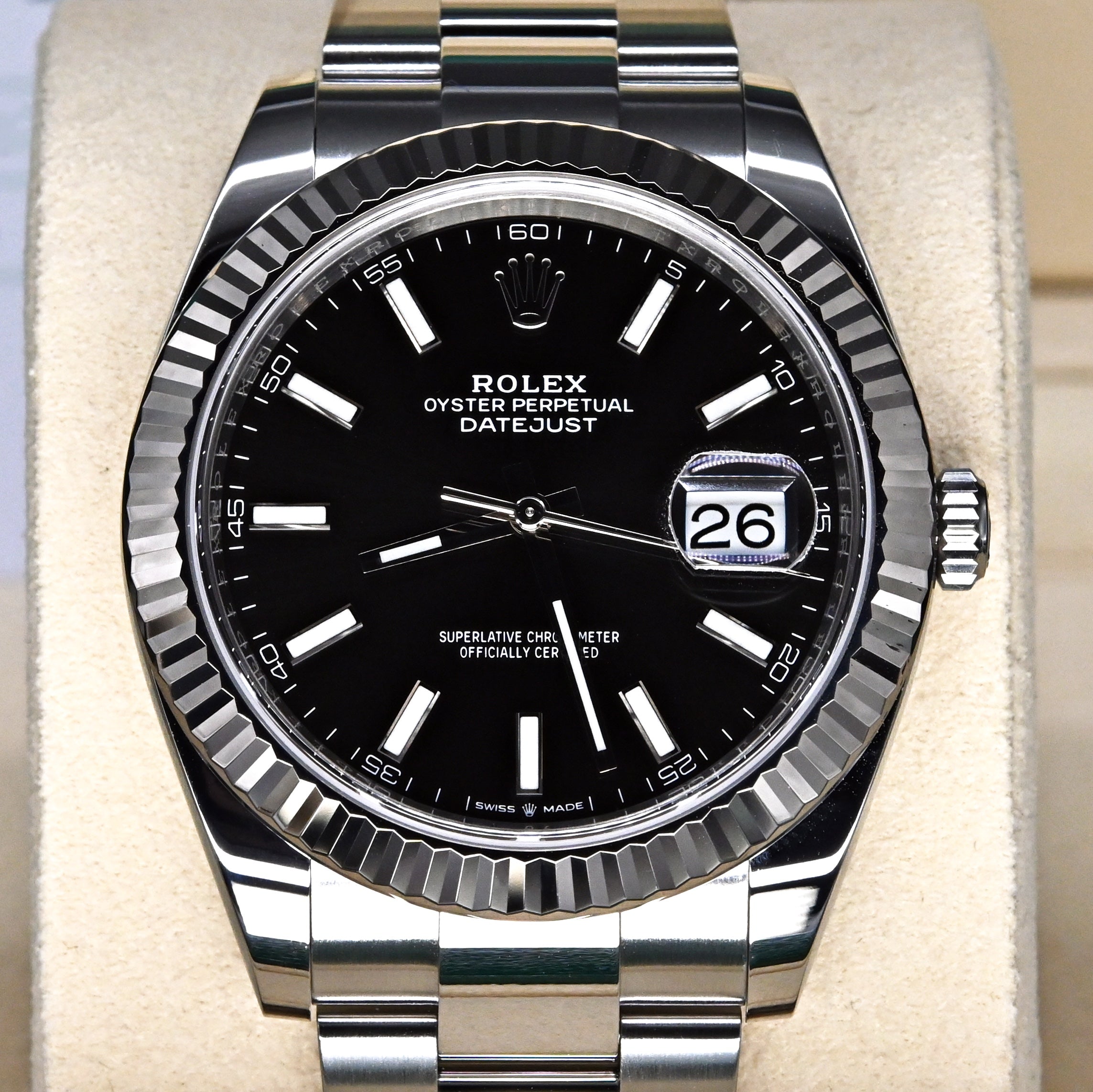 rolex datejust 41mm pre owned