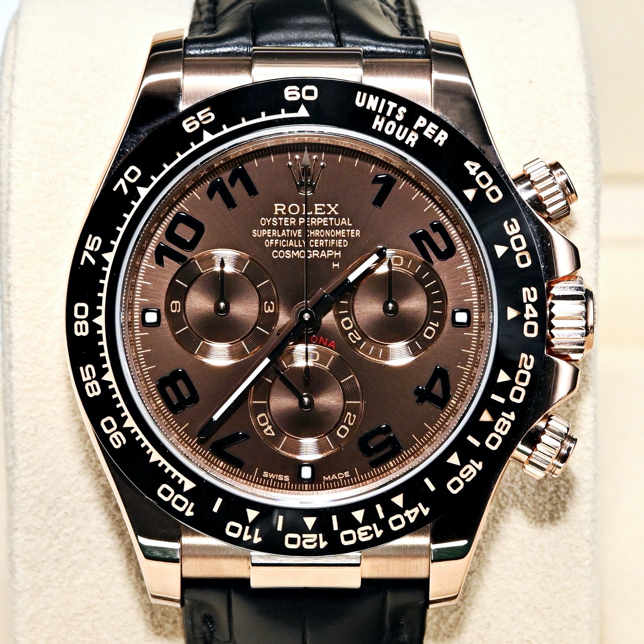 rolex daytona leather strap