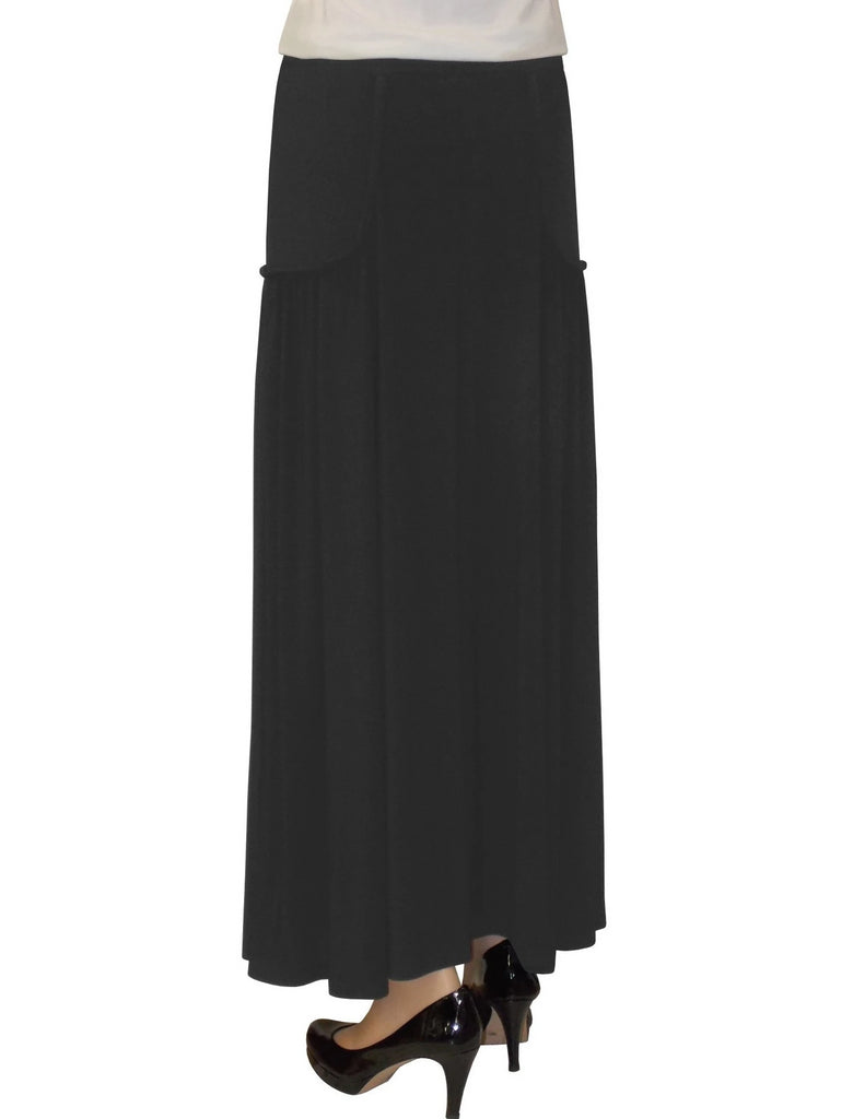 Women's Faux Pocket Ankle Length Long Maxi Skirt – Baby'O Clothing Co.