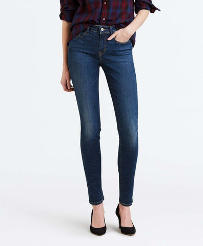 jeans rise mid levi skinny womens classic 12s stretch denim