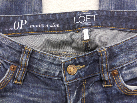 ann taylor loft modern skinny jeans