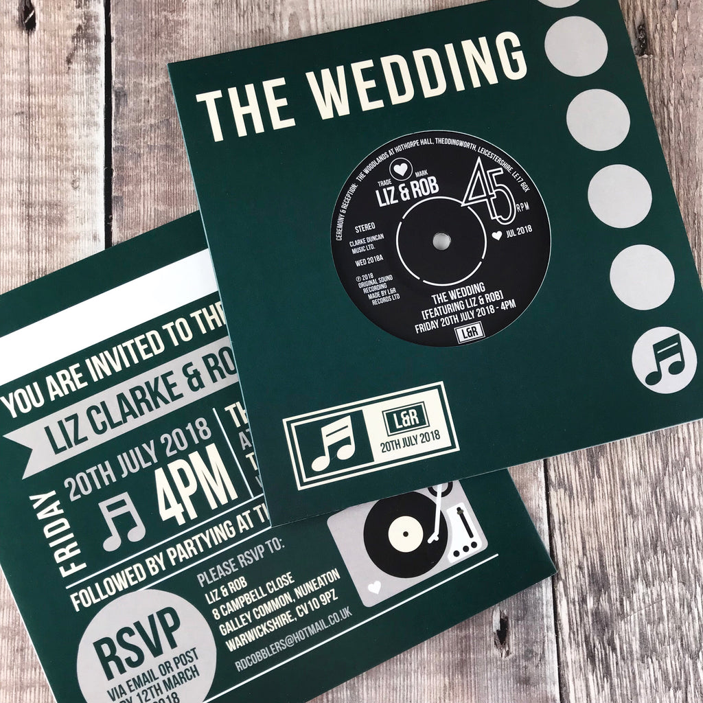 record party invitations