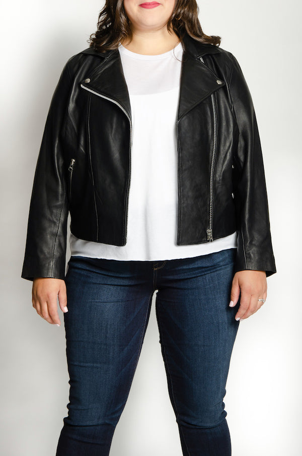 All 67 Long Leather Moto Jacket