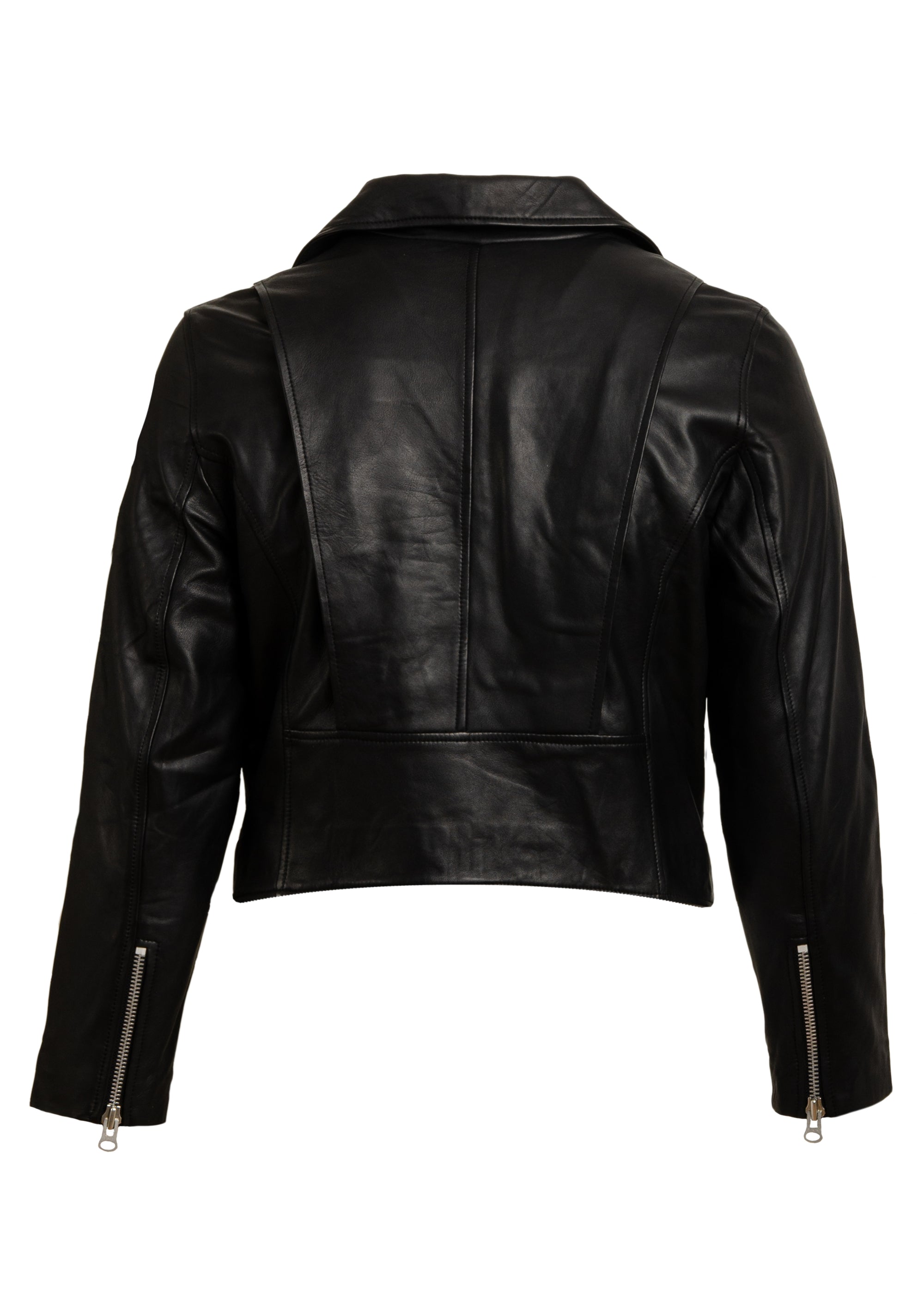 All 67 Black Leather Moto Jacket