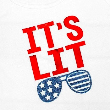 It's Lit Comfort Colors Cotton Tank Top