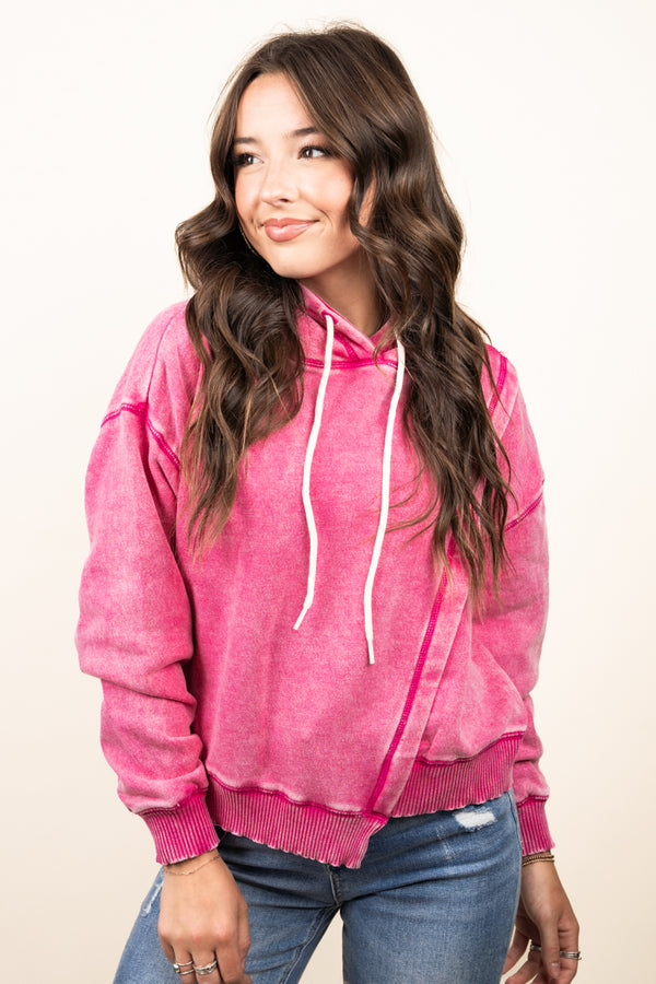 Hot Pink Denim Shacket  Southern Made Apparel & Fine Gifts