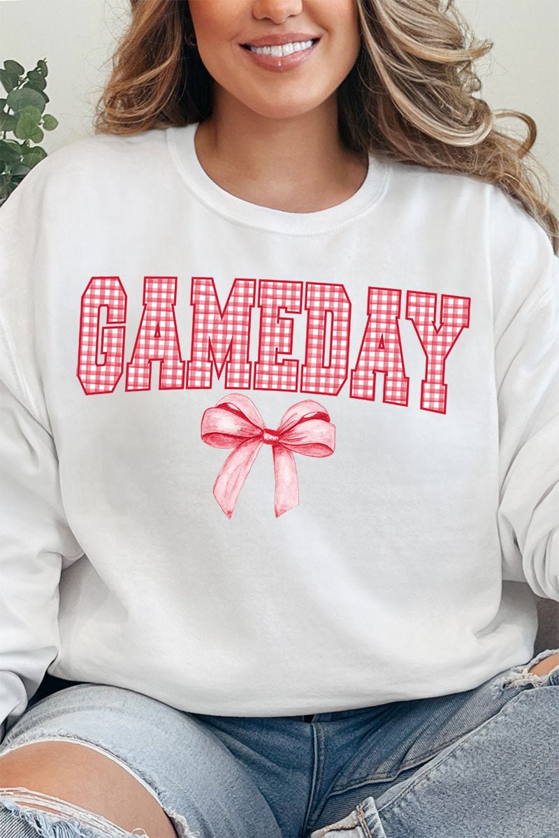 Red Gingham Gameday Unisex NuBlend Crew Sweatshirt