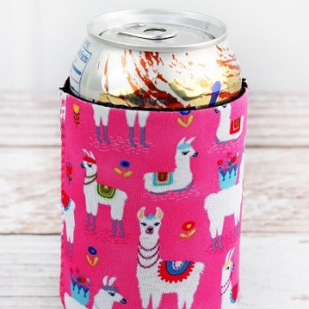 Pink Llama Drink Sleeve