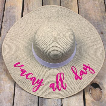 Just Married Floppy Hat