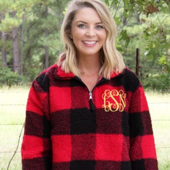 Plaid Sherpa Pullover