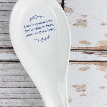 Love Joy Grace Spoon Rest