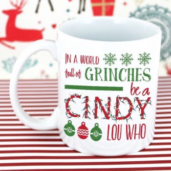 World Full of Grinches White Mug