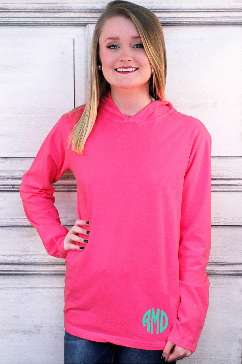 comfort colors long sleeve hooded tee