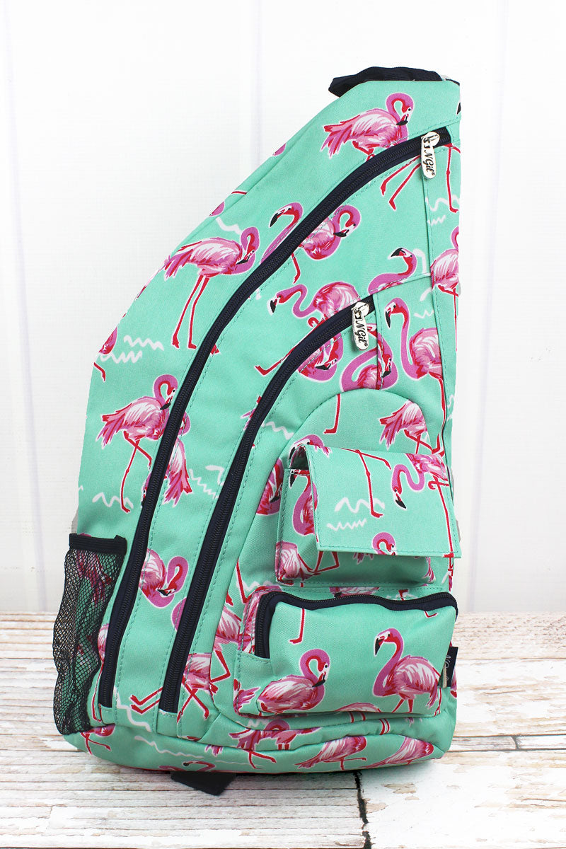 flamingo sling bag