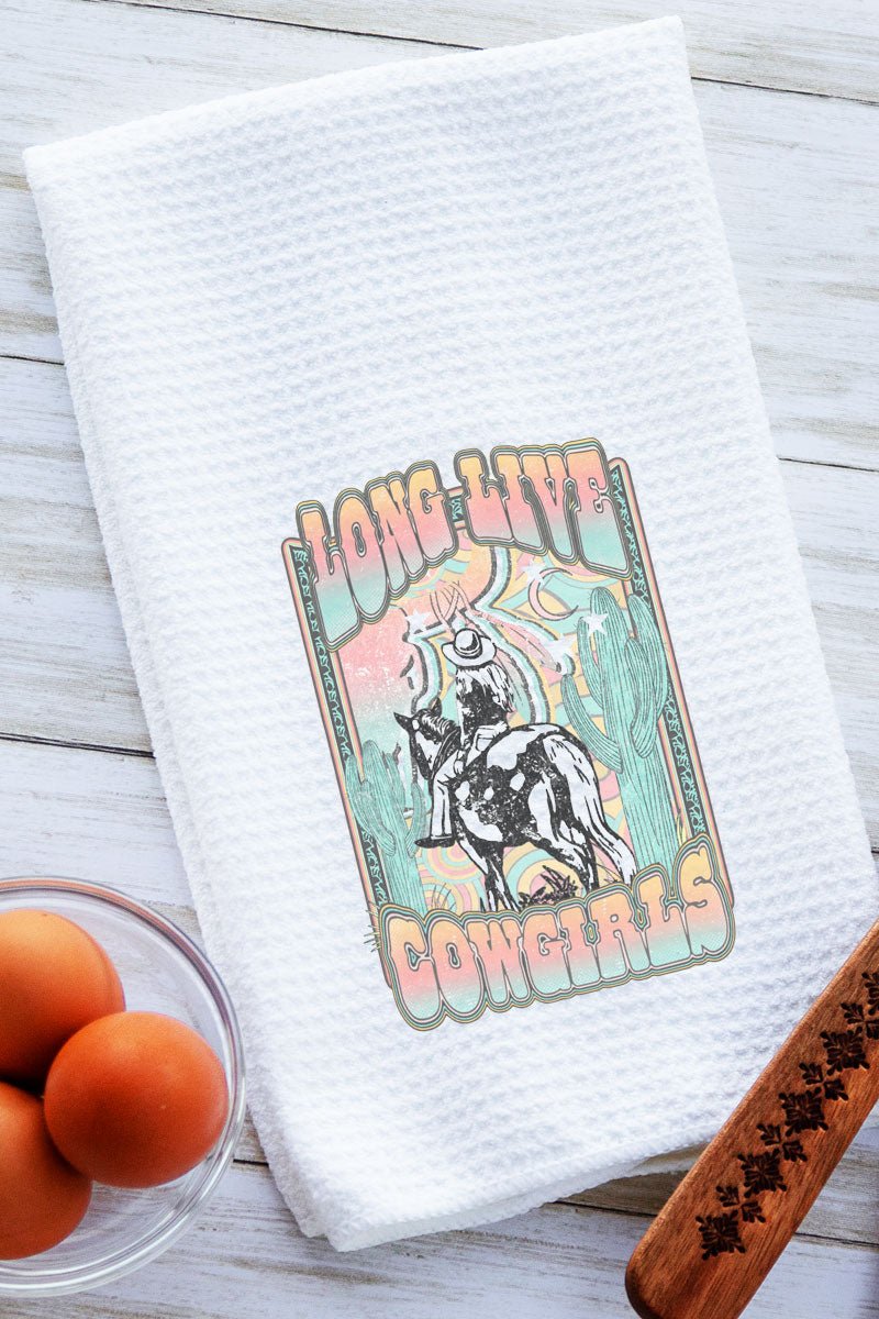 Cowgirl By Choice Waffle Kitchen Towel