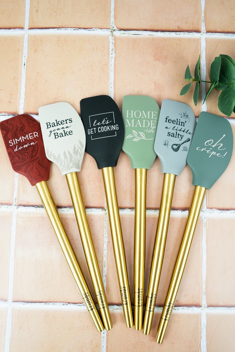 Krumbs Kitchen Homemade Happiness Silicone Spatulas