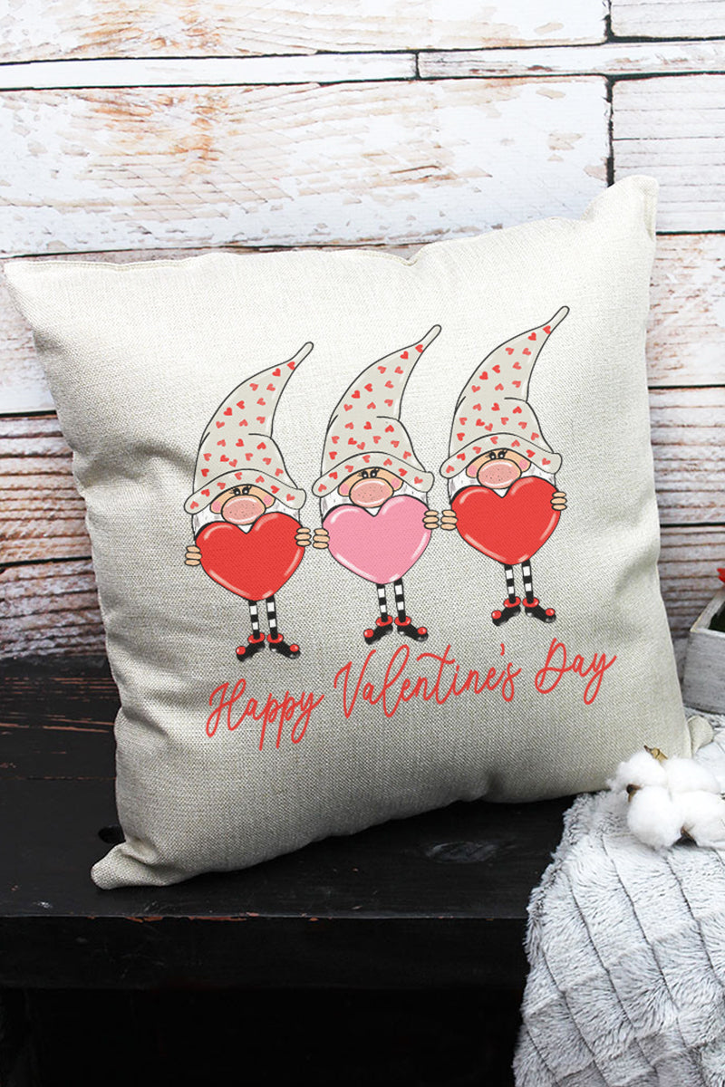 Download Happy Valentine S Day Gnomes Decorative Pillow Cover Wholesale Accessory Market