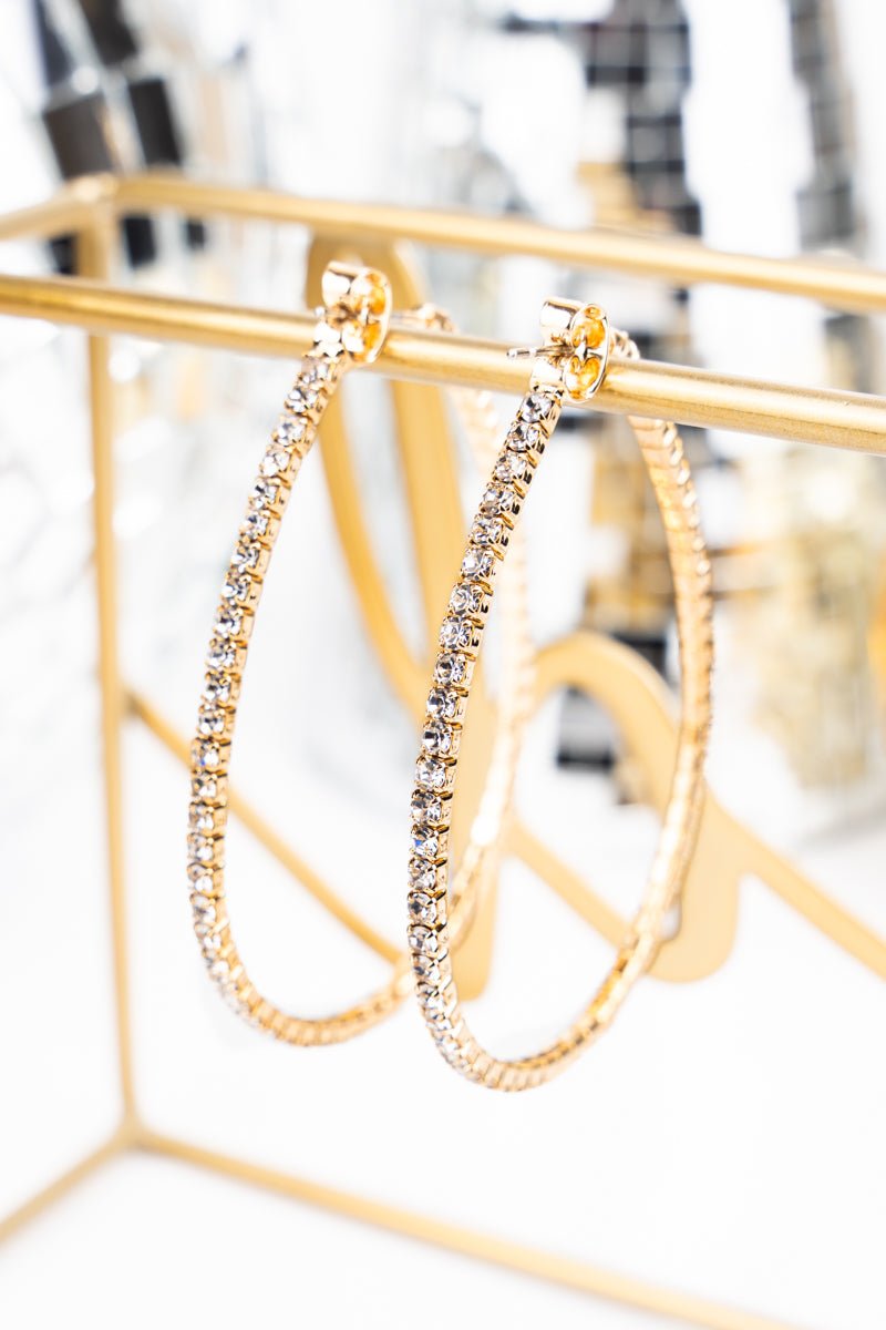 Soleil Collection 40mm Plain Flexible Hoop Earrings | 9K Yellow Gold –  Browns Family Jewellers