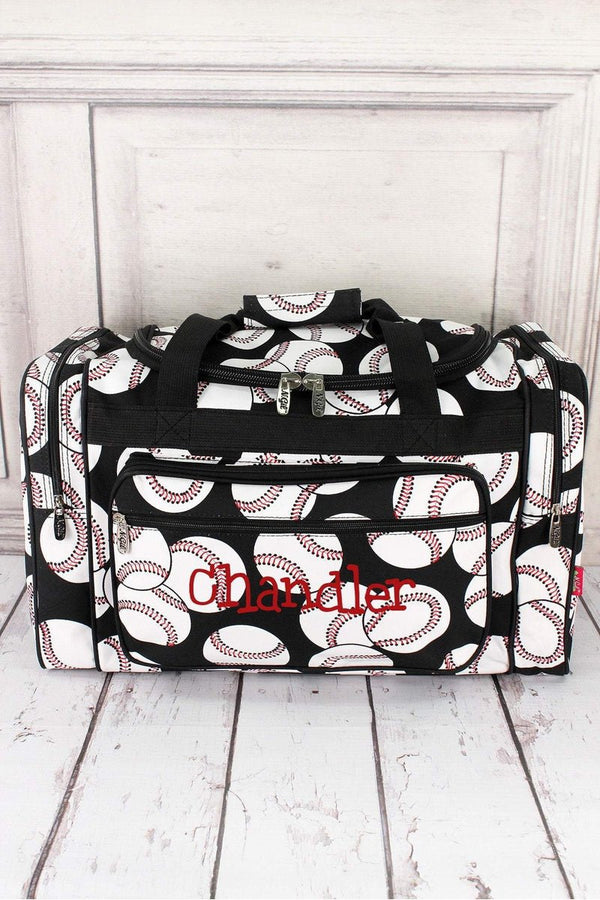 Red Glitter NGIL Canvas Carry on 20 Duffle Bag