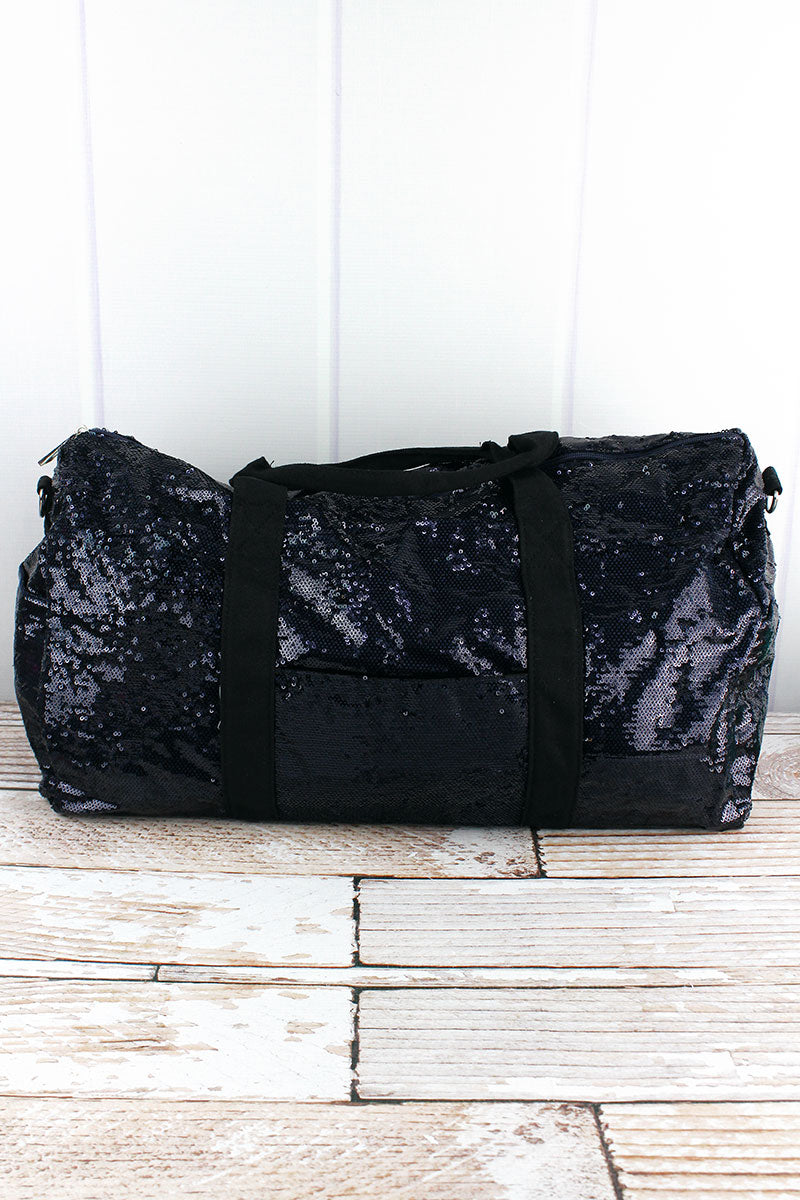 sparkly duffle bag