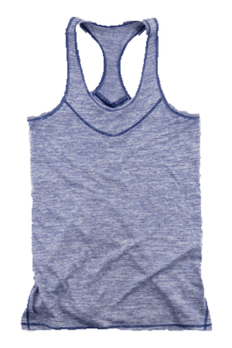 Navy Tiger Slub Tank #T81N | Wholesale 