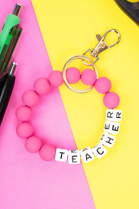 Henoyso 36 Pcs Teacher Keychain Bulk Teacher Appreciation Gifts in Bulk  Christmas Teacher Gift Teacher Accessories