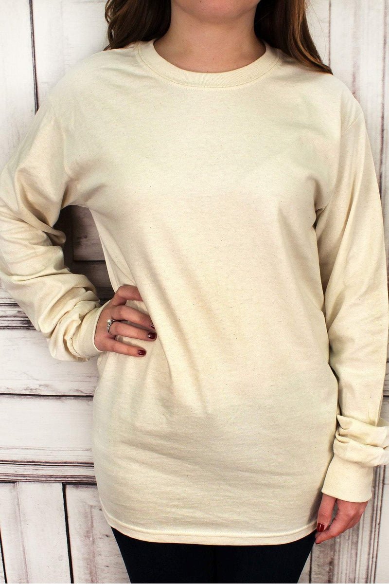 Shades of Green Ultra Cotton Adult Long Sleeve T-Shirt #2400