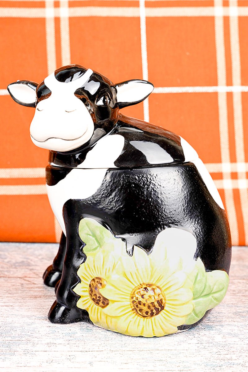 9.25 x 4.5 Country Cow Ceramic Spoon Rest