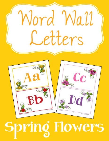 Image result for SPRING WORD WALL