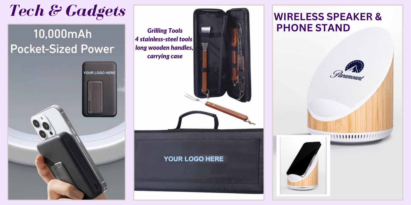 promotional products branded phone chargers and gadgets