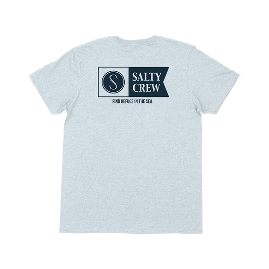 Salty Crew Mossback SS Tee Navy Heather – TackleWest