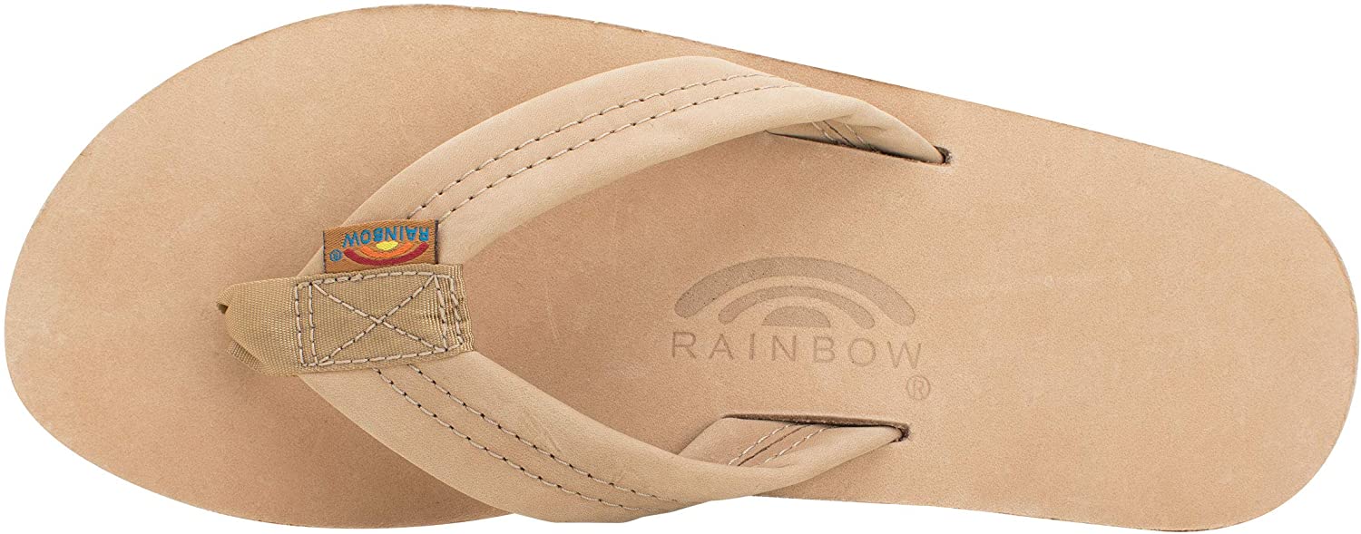 Rainbow Men's Sandals Sierra Brown Premier Leather Single Layer