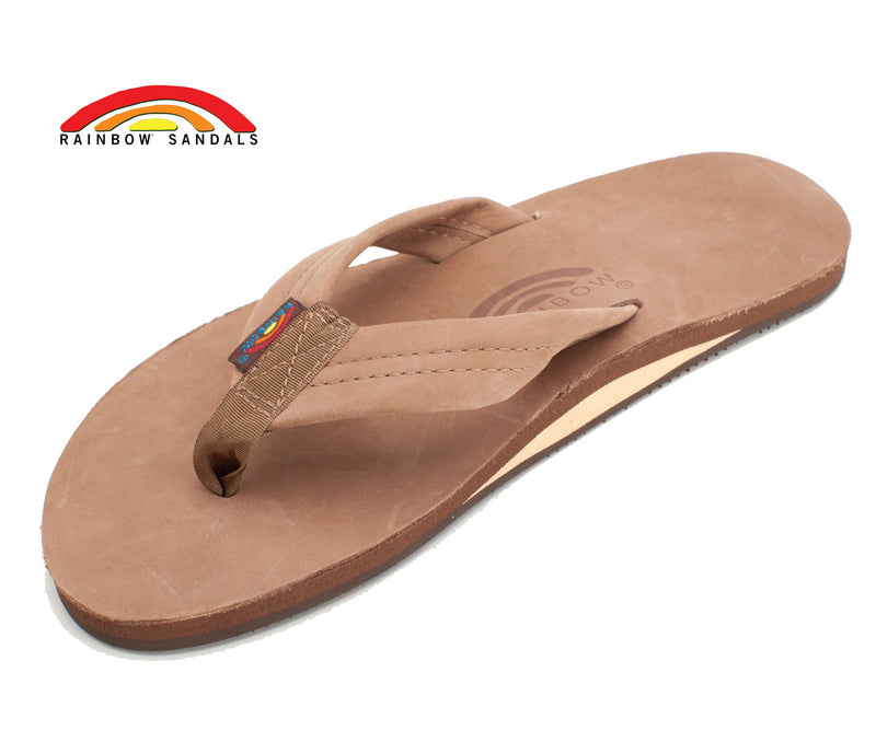 dark brown rainbow sandals