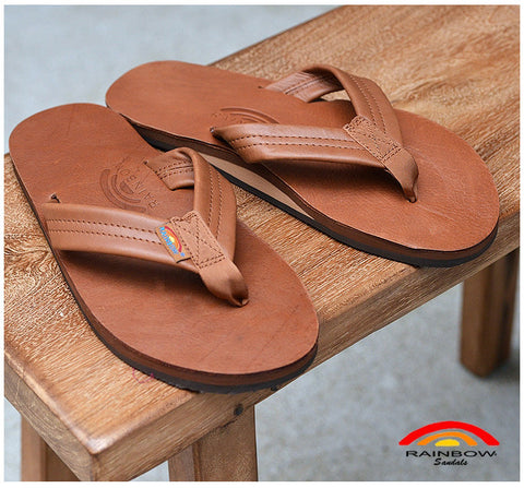 rainbow mens classic leather single layer tan sandals 301alts0tttnm rainbow sandals size chart