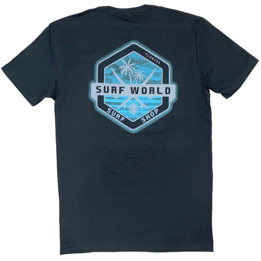 Surf World Palm Triangles 2024 Tee Florida - White – SURF WORLD