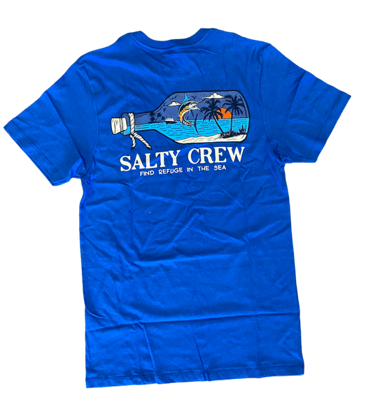 Salty Crew Fishing Charters SS T Shirt - White