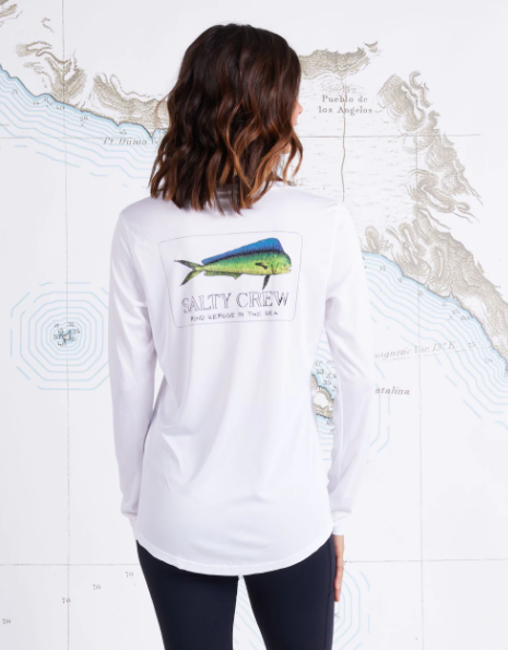 SCALES Tropical Mahi Performance Shirt - White – SURF WORLD SURF SHOP