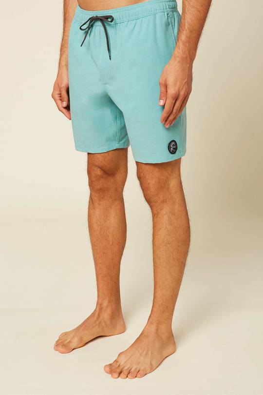 kanaal Rodeo Rose kleur O'Neill Solid Volley Shorts 17" - Aqua – SURF WORLD SURF SHOP