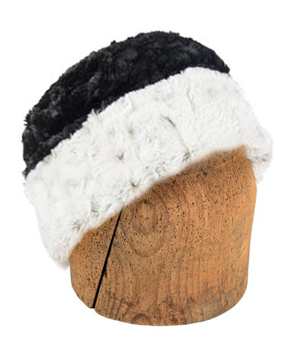 CK Bradley Pom Pom Hat - Mist Faux Fur Cable Mist