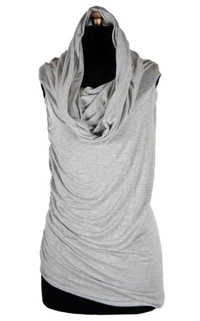Hooded Cowl Tunic - Jersey Knit, Multi-Style (Limited Availability ...