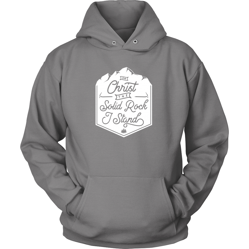 Womens Solid Rock I Stand Hoodie – ChristFirstShop.com