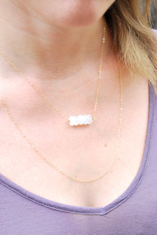 Cannes Moonstone Necklace