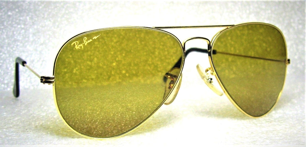 Ray-Ban USA NOS Vintage B&L Aviator Chromax W1661 Driving