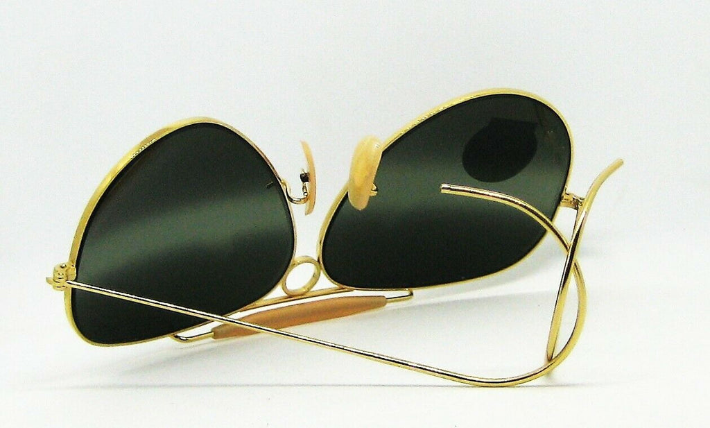 Ray Ban Usa Vintage Nos Bandl Aviator Dgm G31 Bullet Hole Shooter New 