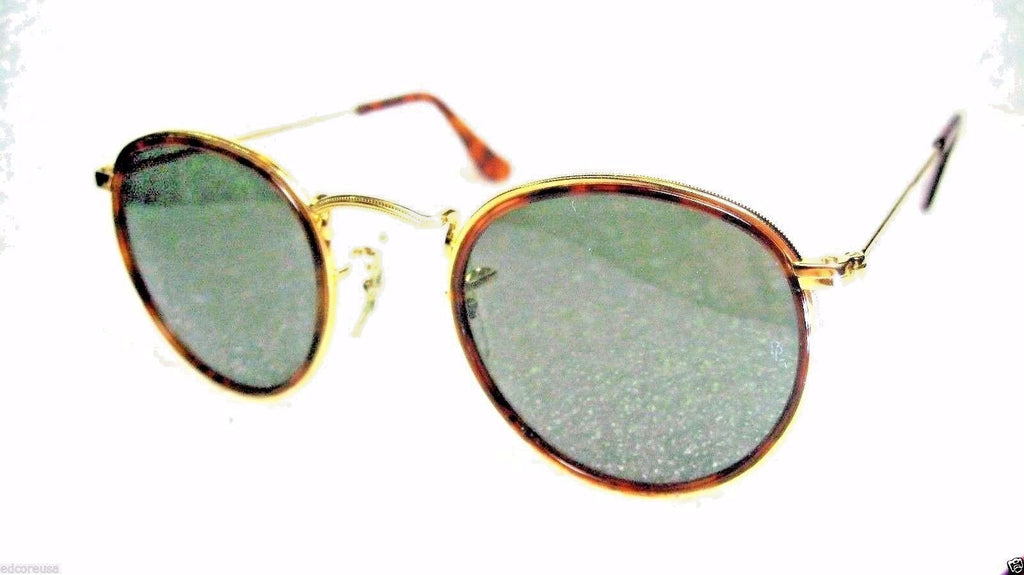 Ray-Ban USA Vintage NOS B&L Tortuga Round W1675 Classic Metals New  Sunglasses